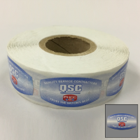 QSC Small Logo Roll of 500